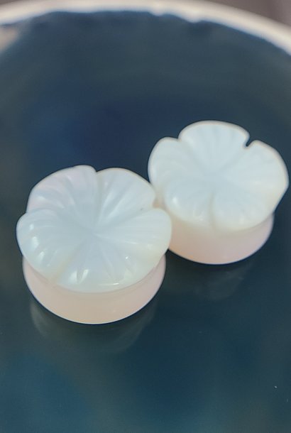 Carved Opalite Plugs