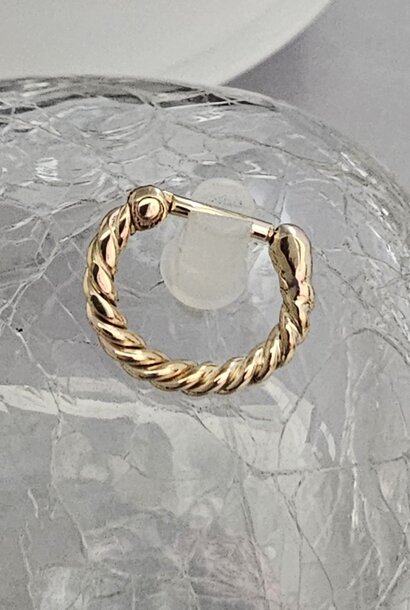 Twisted Clicker in Gold