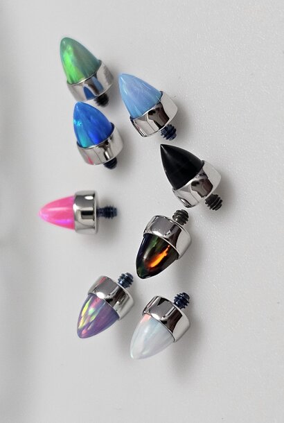 Spike Gem Bullet End - Threaded - 14g