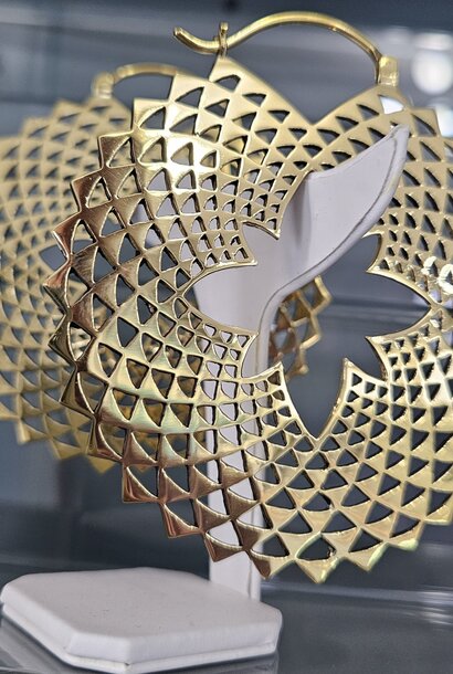 Brass Hoops - Traditional Earrings