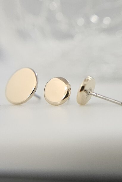 Shiny Disk End in Gold (Press-Fit)