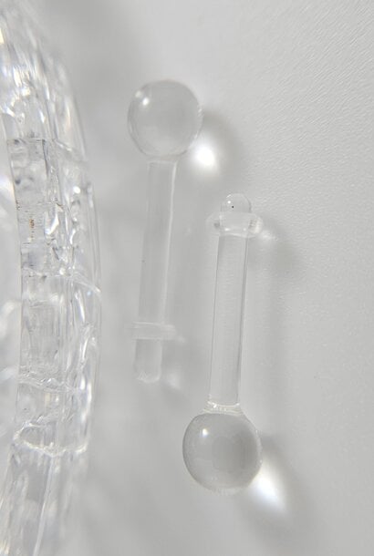 Straight Barbell Glass Retainer