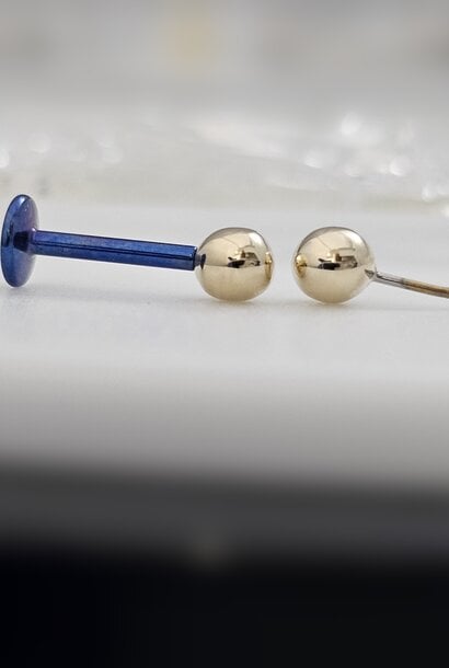 Gold Ball End - Press-Fit