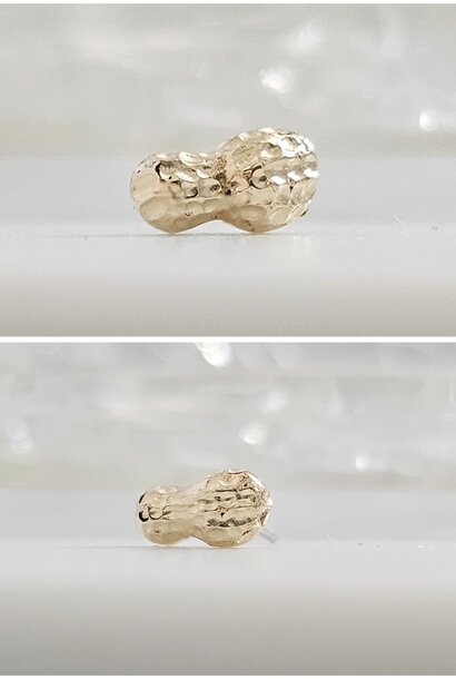 Peanut in 14k Gold - Press-Fit End