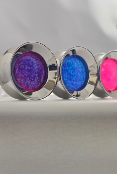 Floating Stone Eyelets (PAIR!)