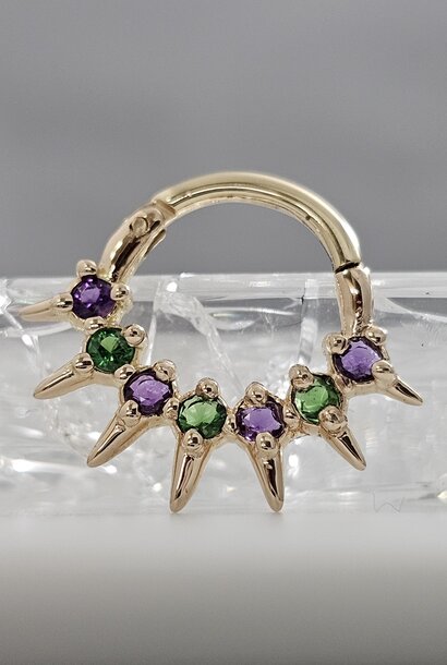 Gabrielle clicker in 14k Solid Gold