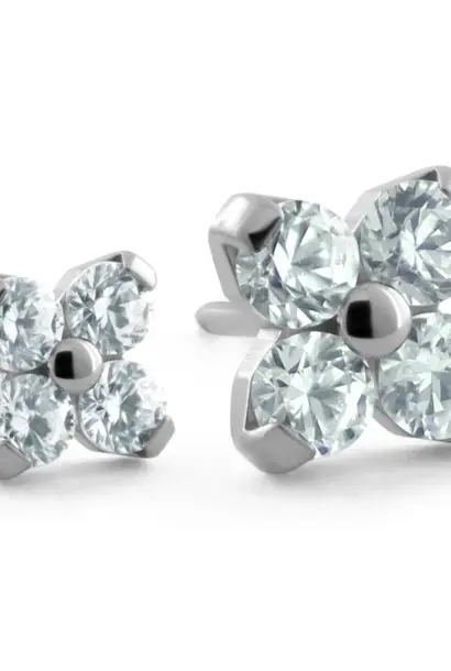 Butterfly Forte 4 Gem Cluster - Press-Fit End