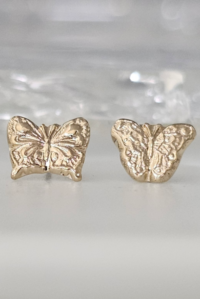 Large Butterfly end in 14k Gold