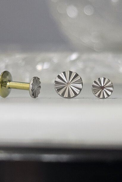 Spline Textured disk in Titanium - Press-Fit End