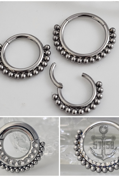Beaded Clicker - Titanium