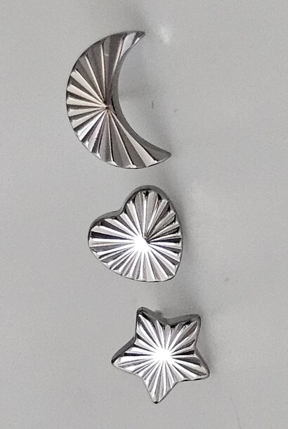 Laser Etched Shape - Titanium