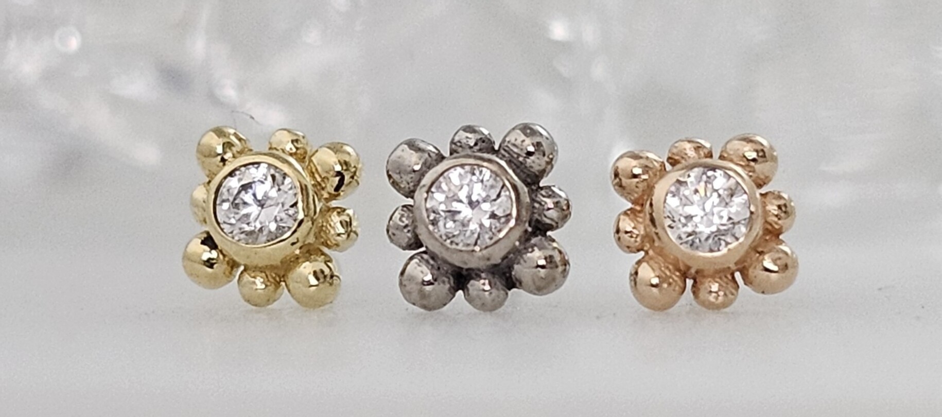 Gold Ends and Studs (Press-Fit)