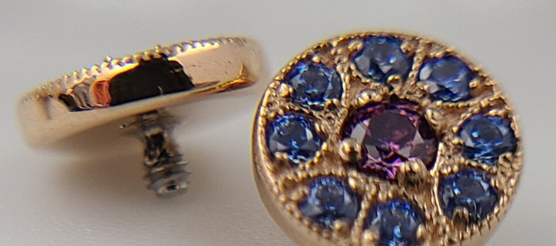 Gold Ends and Studs (Threaded)