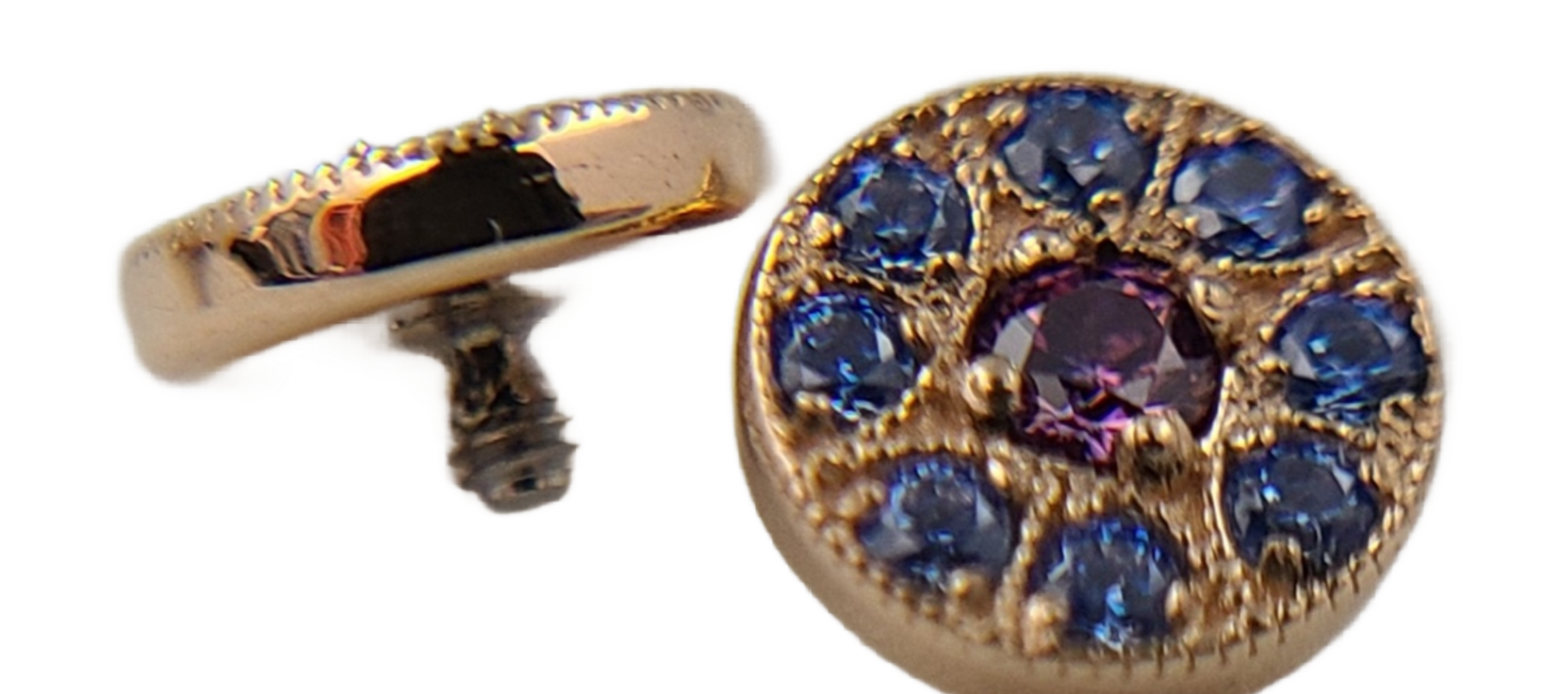 Gold Ends and Studs (Threaded)