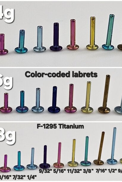 Threadless Flatback - Press-fit Labret