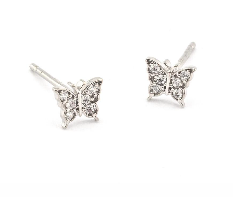 TAI JEWELRY TAI SILVER BUTTERFLY EARRING