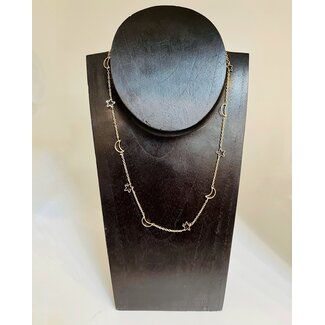 MARIT RAE MOON & STARS NECKLACE