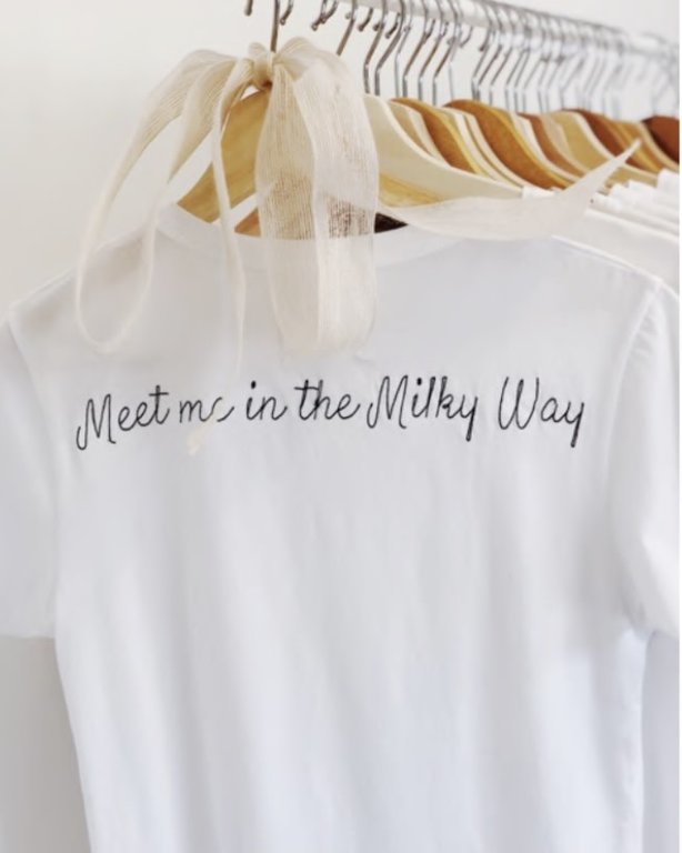 ALSO, FREEDOM MEET ME IN THE MILKY WAY GIRL TEE