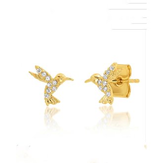 Mini Hummingbird Stud Earring