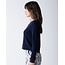 MARGARET O'LEARY INDIGO  VEE CARDIGAN