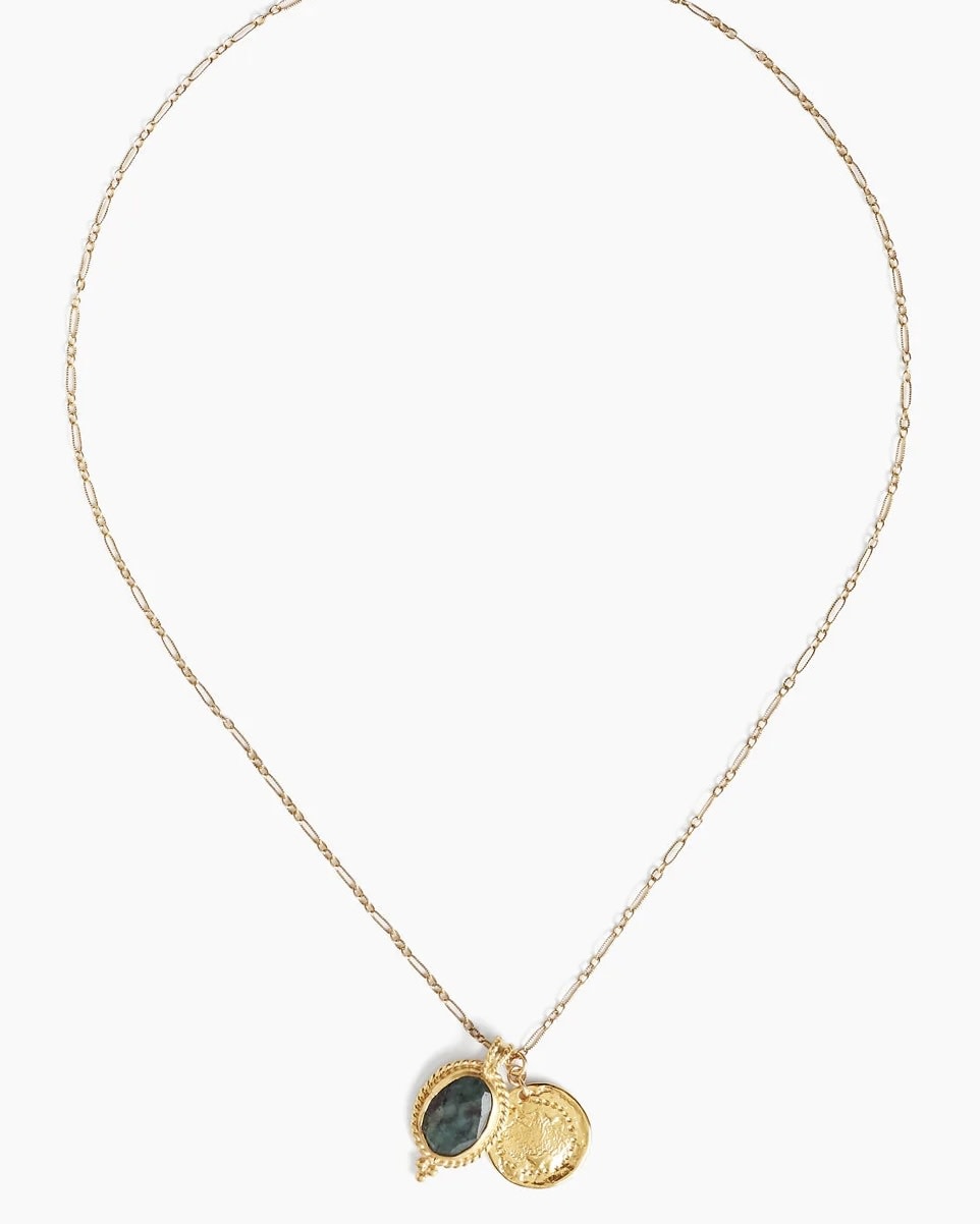 Minerva Charm Necklace Hypersthene – Chan Luu