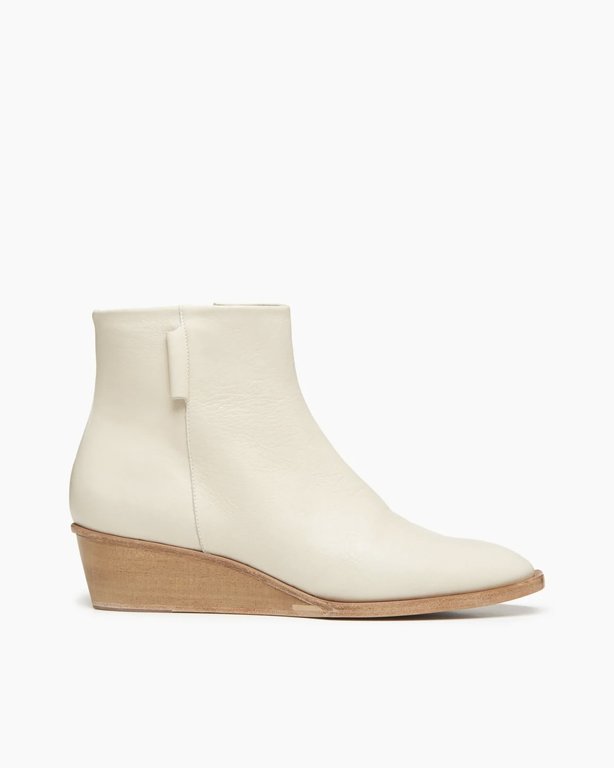 COCLICO GREIGE LEATHER JAVA BOOTIE
