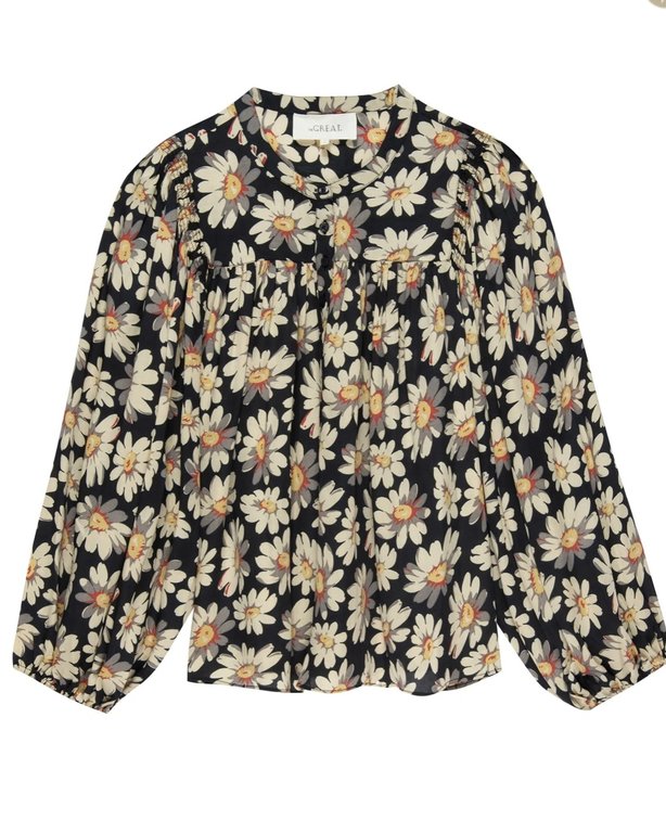 THE GREAT FROSTED WINTER FLORAL TALE TOP