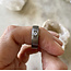 ROBINDIRA UNSWORTH LYRA GYPSY MOONSTONE RING SIZE 7