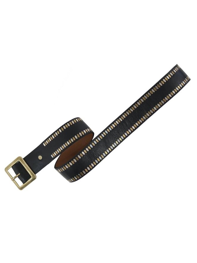Elegant Calleen Cordero Black and Gold Women\'s Belt LEGRAND | We love Calleen Cordero belts—timeless pieces you  main image 4