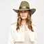 HAVEN PACKABLE FELT HAT IN OLIVE