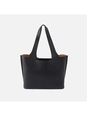 HOBO VIDA TOTE IN BLACK/BISCUIT