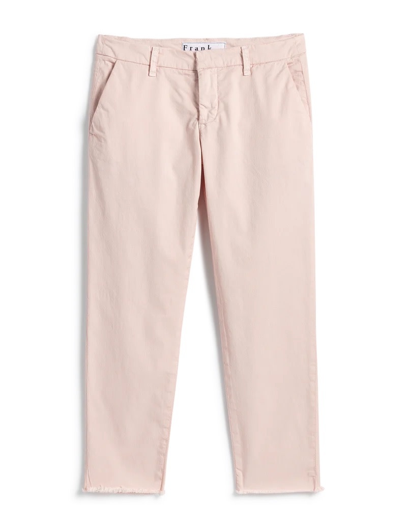 FRANK & EILEEN WICKLOW ITALIAN CHINO IN VINTAGE ROSE