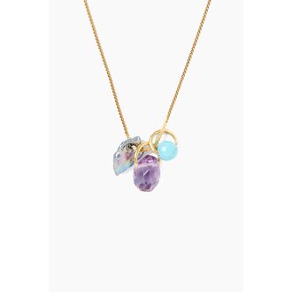 Amethyst Trio Choker Body Chain