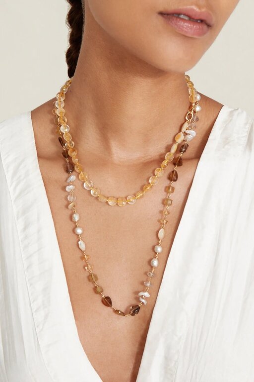 CHAN LUU  MAEVE  NECKLACE IN NATURAL MIX