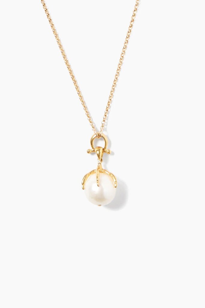 CHAN LUU LARK PENDANT  NECKLACE IN WHITE PEARL