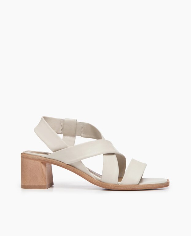 COCLICO JADE HEEL IN LATTE LEATHER