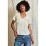 PERFECT WHITE TEE HENDRIX BOXY V-NECK IN BRIGHT IVORY