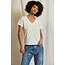 PERFECT WHITE TEE HENDRIX BOXY V-NECK IN BRIGHT IVORY