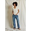 PERFECT WHITE TEE HENDRIX BOXY V-NECK IN BRIGHT IVORY