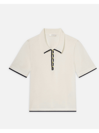 SPORT POLO IN CREAM MULTI
