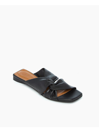 COCLICO FISK SLIDE IN BLACK LEATHER