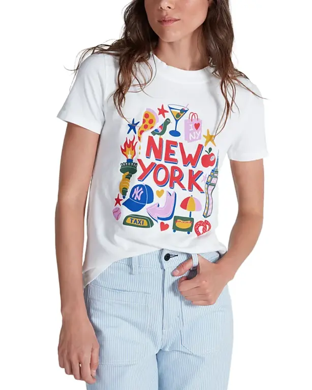 ASKKNY CLASSIC TEE IN PRINTED NY