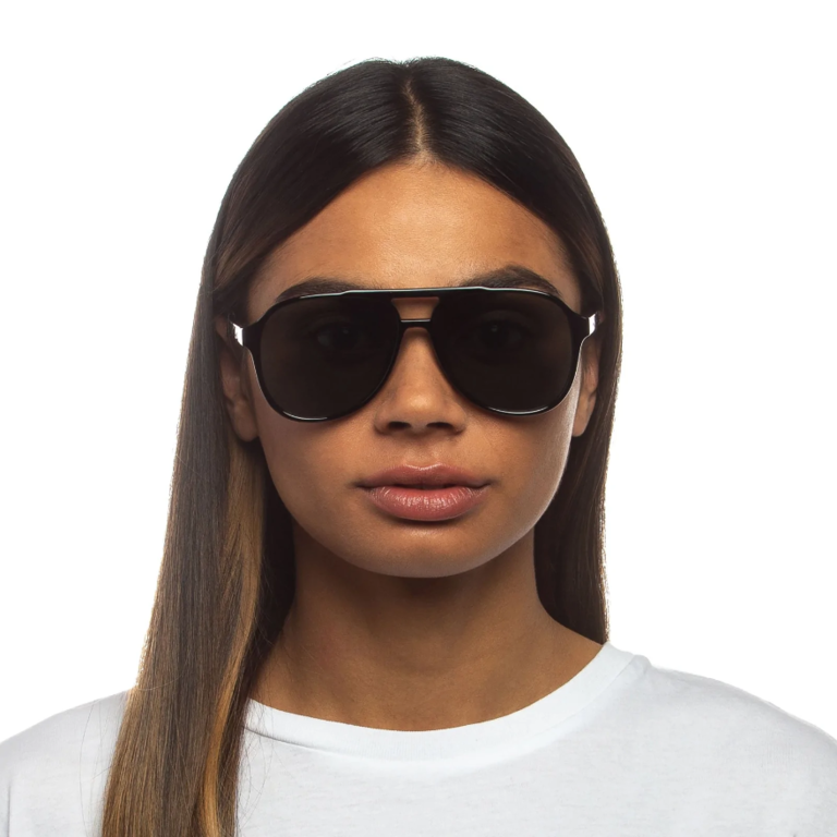 LE SPEC TRAGIC MAGIC SUNGLASSES IN BLACK