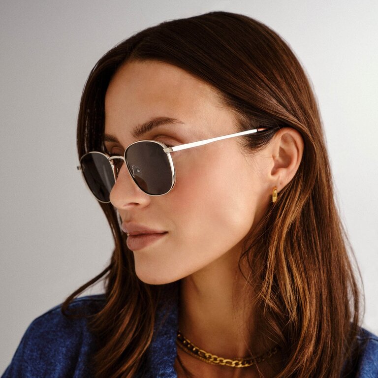LE SPEC NEPTUNE SUNGLASSES IN DEUX GOLD