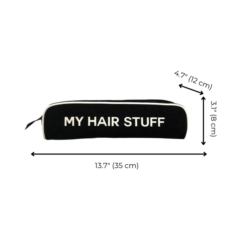 BAG-ALL HAIR STUFF TRAVEL CASE IN BLACK