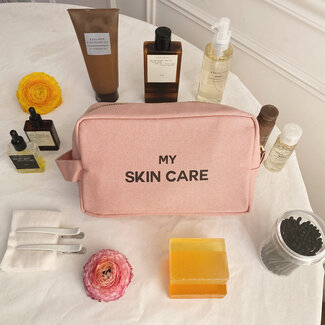 MY SKIN CARE ORGANIZING POUCH IN PINK