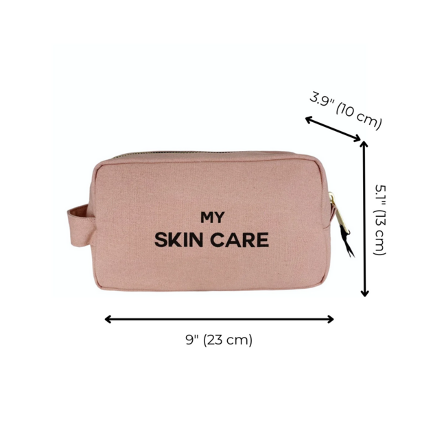 MY SKIN CARE ORGANIZING POUCH IN PINK