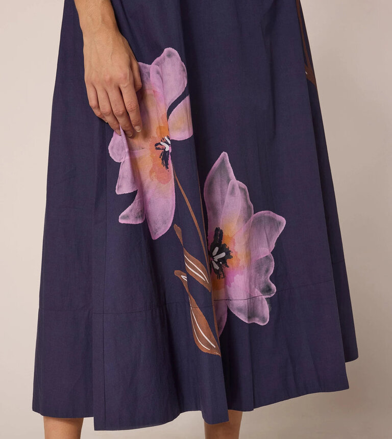 CLEOBELLA RILEY ANKLE DRESS IN MORESCO NAVY