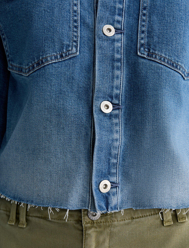 AG VALLETA UTILITY SHIRT IN ABYSS