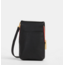 HAMMITT VIP MOBILE BLACK/BRUSHED GOLD W/RED ZIPPER